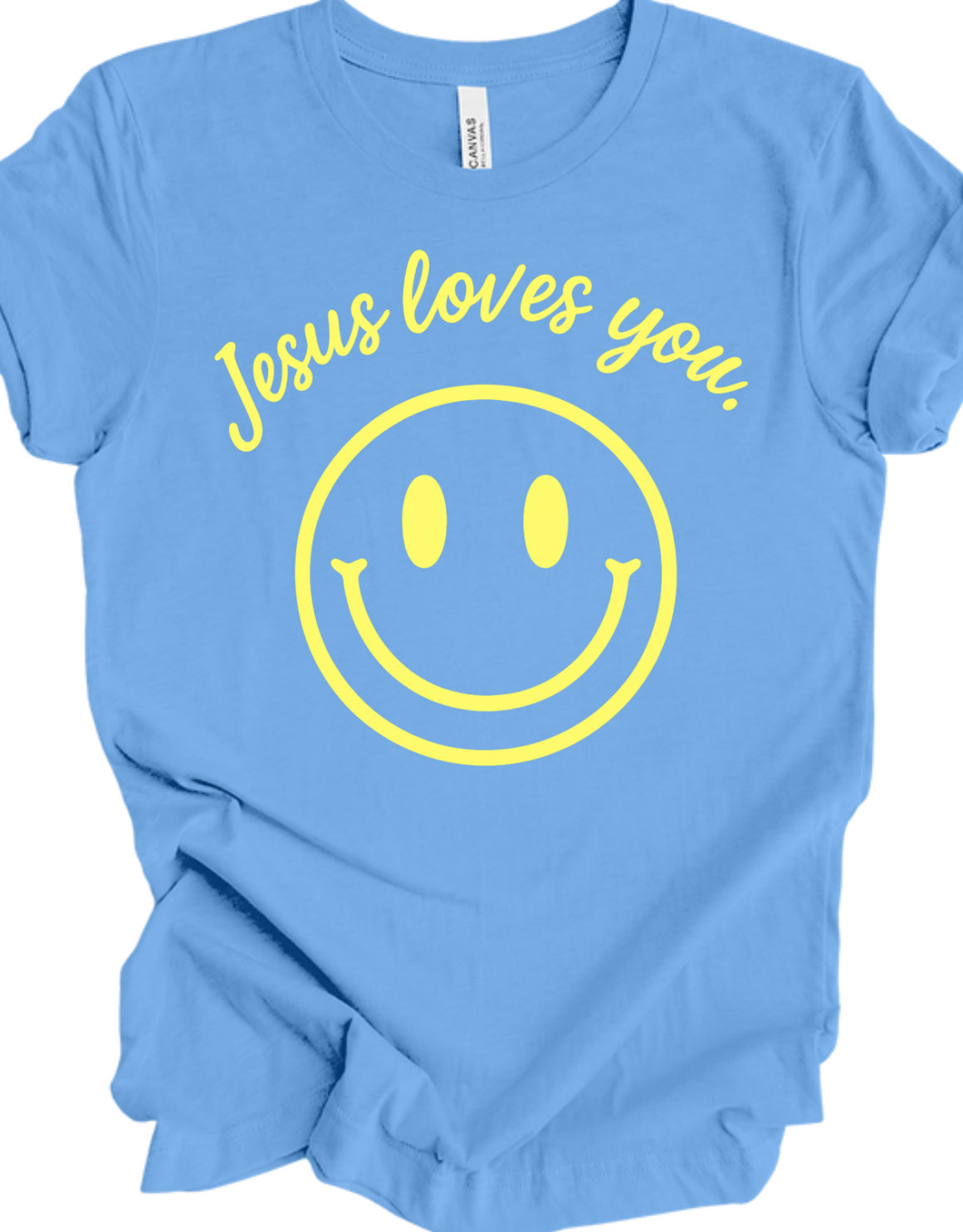 Youth Jesus Loves You Smiley Tee