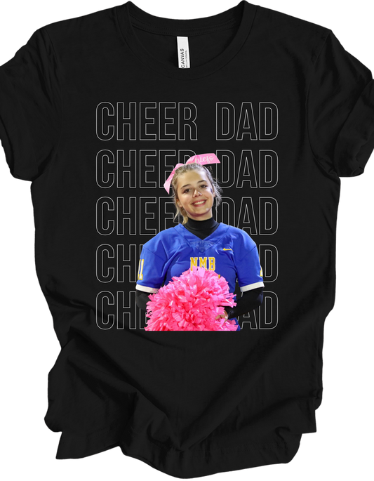 Personalized Cheer Dad Tee