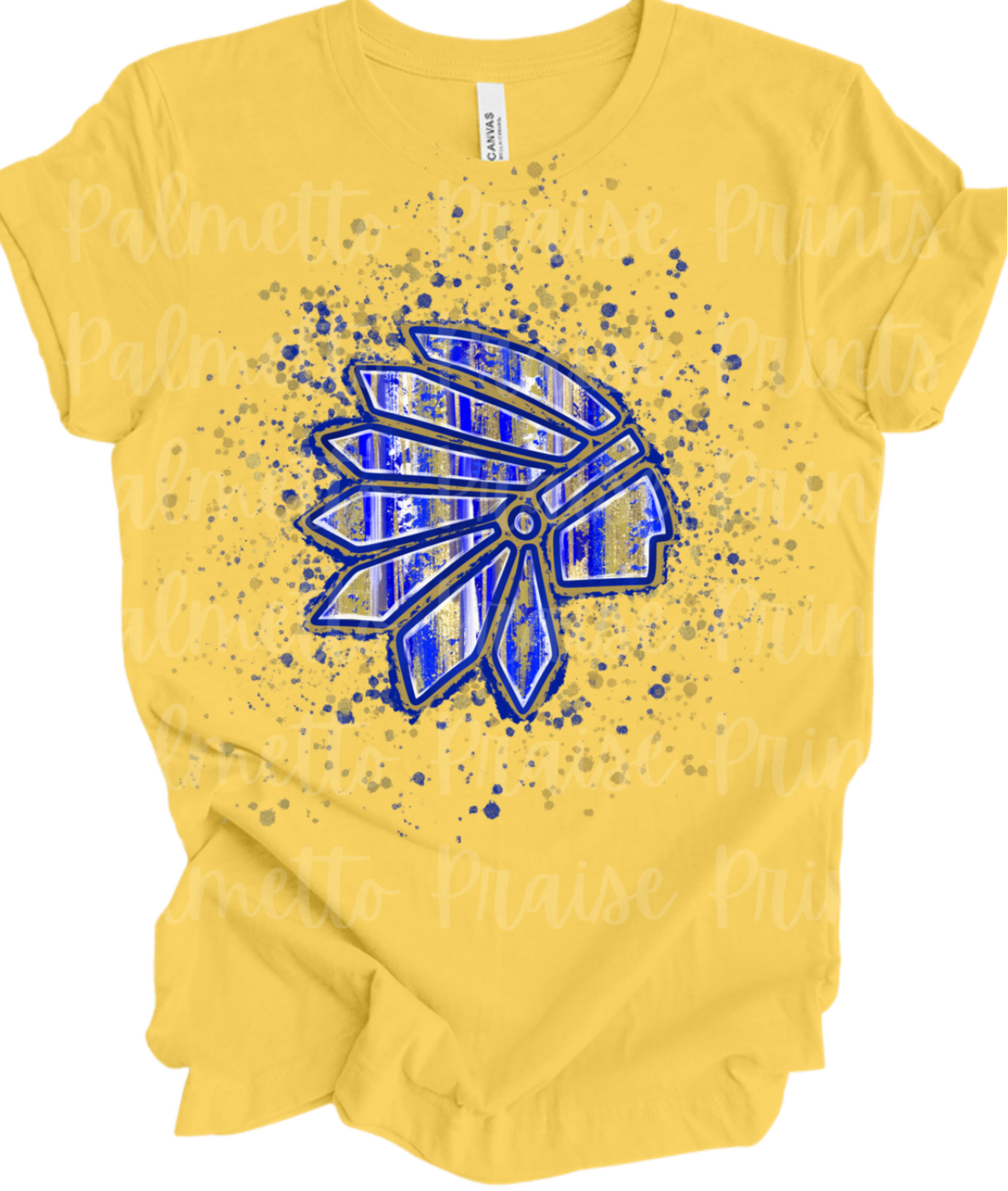 Adult Chiefs Pride Splatter Tee – School Spirit Collection