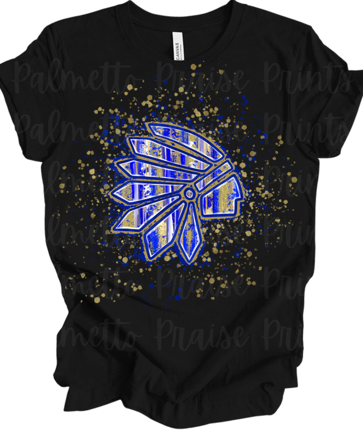 Adult Chiefs Pride Splatter Tee – School Spirit Collection